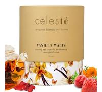 CelesTe Vanilla Waltz, Vanilla Tea - Premium Blend of Strawberry, Marigold, Rose petals | 100% Natural Loose Leaf Oolong Tea (50gm) (25 Cups)