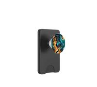 Celestia l- Forest - Howling - Wolf PopSockets PopWallet for MagSafe