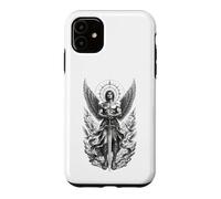 Celestial Angel Warrior Sword Wings Divine Guardian Case for iPhone 11