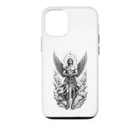Celestial Angel Warrior Sword Wings Divine Guardian Case for iPhone 12/12 Pro