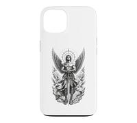 Celestial Angel Warrior Sword Wings Divine Guardian Case for iPhone 13