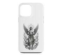 Celestial Angel Warrior Sword Wings Divine Guardian Case for iPhone 13 Pro Max