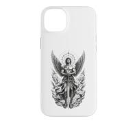 Celestial Angel Warrior Sword Wings Divine Guardian Case for iPhone 14 Plus