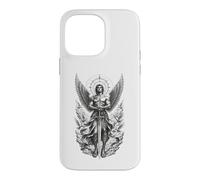Celestial Angel Warrior Sword Wings Divine Guardian Case for iPhone 14 Pro Max