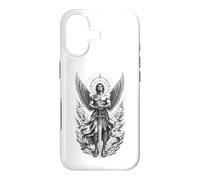 Celestial Angel Warrior Sword Wings Divine Guardian Case for iPhone 17