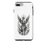 Celestial Angel Warrior Sword Wings Divine Guardian Case for iPhone 7 Plus/8 Plus