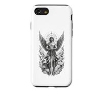 Celestial Angel Warrior Sword Wings Divine Guardian Case for iPhone SE (2020) / 7/8