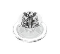 Celestial Angel Warrior Sword Wings Divine Guardian PopSockets PopGrip for MagSafe