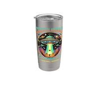 Celestial Anomaly UFO Tractor Beam Space Visitation Stainless Steel Insulated Tumbler
