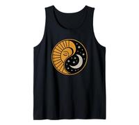 Celestial Balance: Sun & Moon Yin Yang Astrology Tank Top