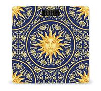 Celestial Baroque Blue Gold Digital Bathroom Scale Print Body Scales Weighing Scales For Home Women Men Gift