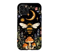 Celestial Bee Moon Mushroom Cottagecore Botanical Case for iPhone 11 Pro
