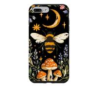 Celestial Bee Moon Mushroom Cottagecore Botanical Case for iPhone 7 Plus/8 Plus