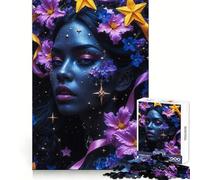 Celestial Bloom 1000-piece Puzzle for Adults Intellectual Fun Peaceful Recreation Fine Cut Creative Gift size 38x52cm