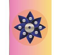 Celestial Bloom Studio Sketchbook: 120 Blank Pages for Drawing, Sketching & Creative Expression | Large 8.5 × 11 | Modern Geometric Floral Cover