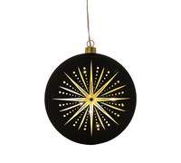 Celestial Blue LED Round Hanging Light Decoration