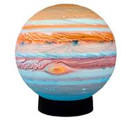 Celestial Body Decor Night Light, Globe Star Solar System Lamp, Globe Nightlight, Realistic 3D Celestial Planet Lamp for Room Table Desk Decor Ambiance Lamps and Birthday (Jupiter)