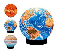 Celestial Body Decor Night Light, Realistic 3D Celestial Planet Lamp, Globe Nightlight, Unique Planet Mood Lighting Lamp Decor, for Living Room, Bedroom, Home Decor (Earth)