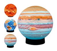 Celestial Body Decor Night Light, Realistic 3D Celestial Planet Lamp, Globe Nightlight, Unique Planet Mood Lighting Lamp Decor, for Living Room, Bedroom, Home Decor (Jupiter)