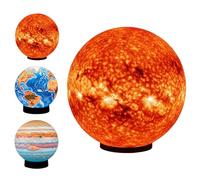 Celestial Body Decor Night Light, Realistic 3D Celestial Planet Lamp, Globe Nightlight, Unique Planet Mood Lighting Lamp Decor, for Living Room, Bedroom, Home Decor (Mars)