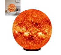 Celestial Body Decor Night Light, Realistic 3D Star Solar System Lamp, Unique Jupiter Globe Mood Lighting Lamps for Bedroom Ambience and Space Lovers Gifts