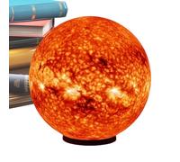 Celestial Body Decor Night Light, Solar System Light, Planetary Torch Decoration 17x15x15cm/6.69x5.91x5.91 Inches Educational & Decorative/Creates Relaxing Ambience for Home