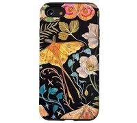Celestial Boho Moth Witchy Folk Art Botanical Lilac Case for iPhone SE (2020) / 7 / 8