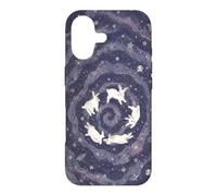Celestial Bunny Swirl Whimsical Night Rabbit Stars Art Case for iPhone 17