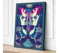 Celestial Butterfly Canvas Wall Art Print 30x20 Inch