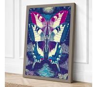 Celestial Butterfly Canvas Wall Art Print 30x20 Inch