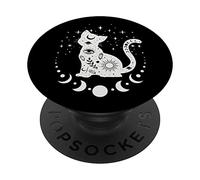 Celestial Cat, Astrology Cat, Spiritual Cat PopSockets Adhesive PopGrip
