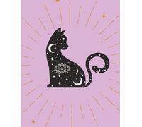 Celestial Cat Notebook: Mystical Moon & Stars Journal for Notes, Journaling, School, Writing, Planning & Everyday Organization