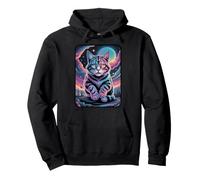 Celestial Cat Psychedelic Trip Pullover Hoodie