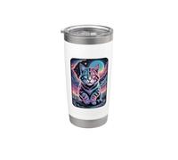 Celestial Cat Psychedelic Trip Stainless Steel Insulated Tumbler