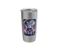 Celestial Cat Psychedelic Trip Stainless Steel Insulated Tumbler