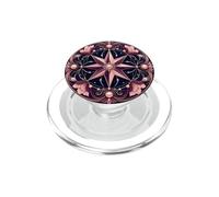 Celestial Compass Star Floral Ornament Navigation Botanical PopSockets PopGrip for MagSafe