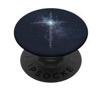 Celestial Constellation Star Cross Art PopSockets Adhesive PopGrip