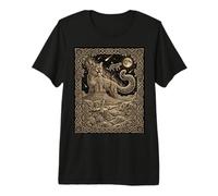 Celestial Cougar Tarot Card Constellation Mountain Night AST Premium T-Shirt