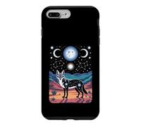 Celestial Coyote Spirit of the Desert Night Moon Phases Case for iPhone 7 Plus/8 Plus