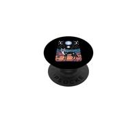Celestial Coyote Spirit of the Desert Night Moon Phases PopSockets Adhesive PopGrip