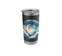 Celestial Crescent Moon Dreamscape Stainless Steel Insulated Tumbler