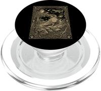 Celestial Crocodile Tarot Card Astronomy PopSockets PopGrip for MagSafe