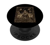 Celestial Daitengu Tarot Card Yokai Myth PopSockets Adhesive PopGrip