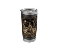 Celestial Daitengu Tarot Card Yokai Myth Stainless Steel Insulated Tumbler
