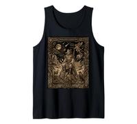 Celestial Daitengu Tarot Card Yokai Myth Tank Top