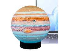 Celestial Decor Night Light, Jupiter Earth Sun Shape LED Lamp, Dimmable & USB Powered, Cute Home Craft, Perfect for Kids' Bedroom, Family Bedroom Decor, Nursery Night Lighting