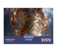 Celestial DeityInteractive 1000-Piece Jigsaw Puzzles for Adults God Brimming with Challenging Puzzle Games for Both Genders - These Interactive Jigsaw Puzzles Are Made for Adults And Kids Age 12 Years