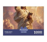 Celestial DeityInteractive 1000-Piece Jigsaw Puzzles for Adults God Brimming with Challenging Puzzle Games for Both Genders - These Interactive Jigsaw Puzzles Are Made for Adults And Kids Age 12 Years