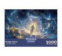 Celestial DeityInteractive 1000-Piece Jigsaw Puzzles for Adults God Brimming with Challenging Puzzle Games for Both Genders - These Interactive Jigsaw Puzzles Are Made for Adults And Kids Age 12 Years