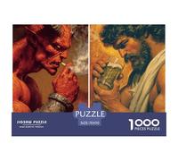 Celestial DeityInteractive 1000-Piece Jigsaw Puzzles for Adults God Brimming with Challenging Puzzle Games for Both Genders - These Interactive Jigsaw Puzzles Are Made for Adults And Kids Age 12 Years